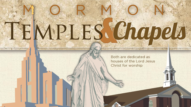 Mormon Temples chapels differences 2 Infographic